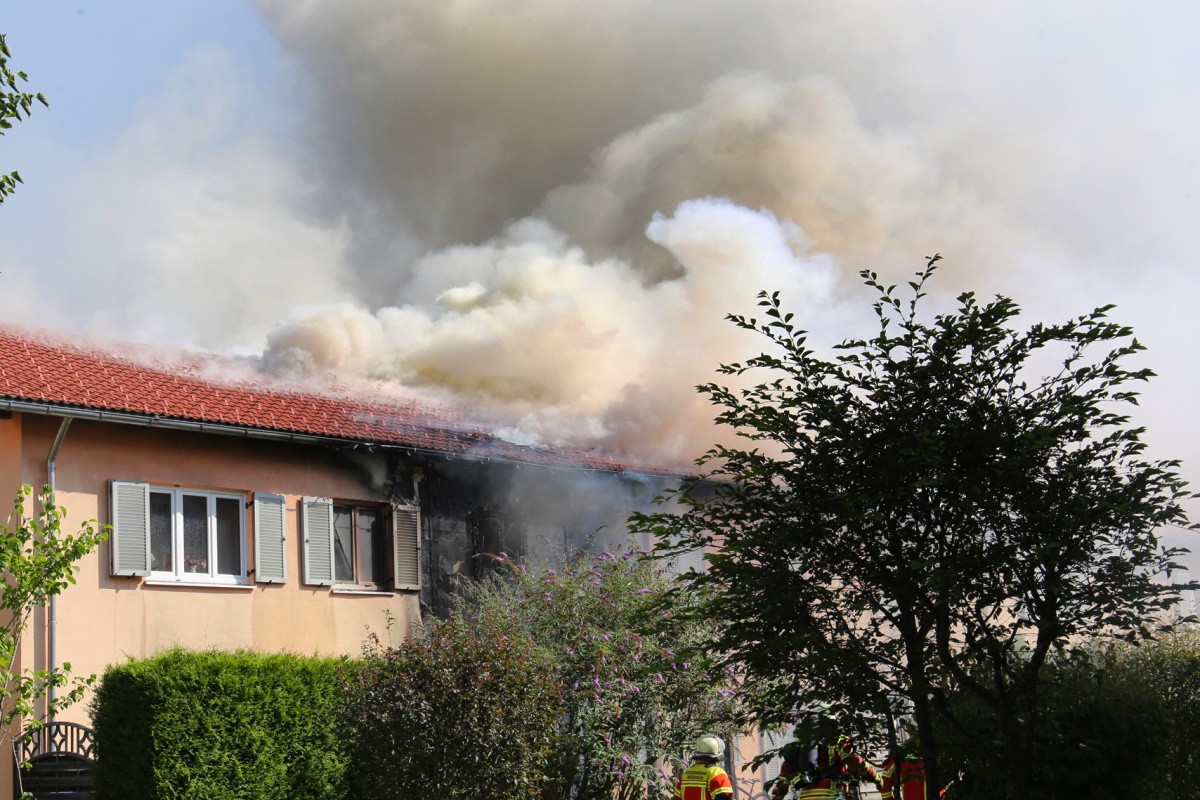 Einsatz Nr. 2021-128: Brand Gebäude