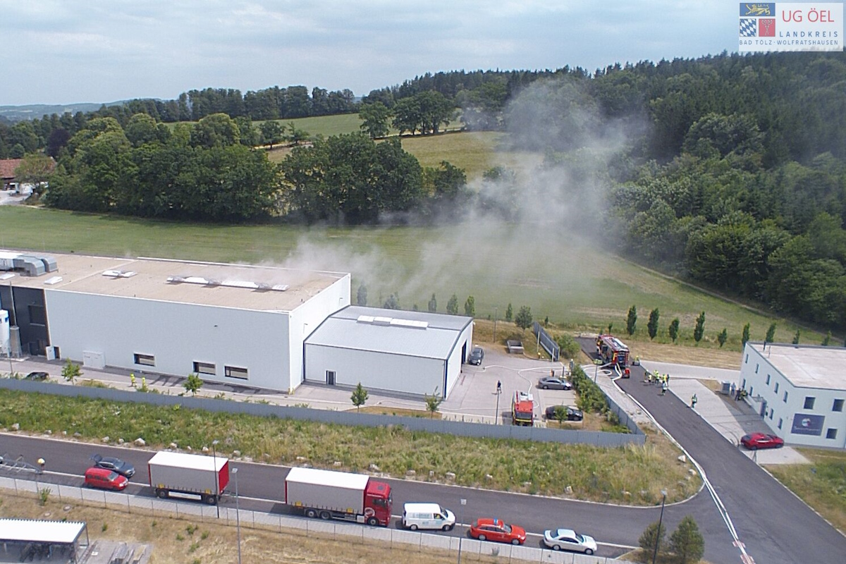 Einsatz Nr. 2023-104: Brand Industriegebäude