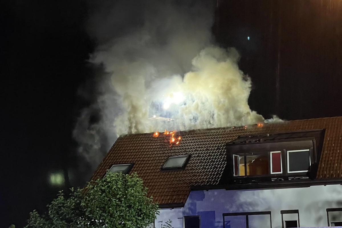 Einsatz Nr. 2023-163: Brand Dachstuhl